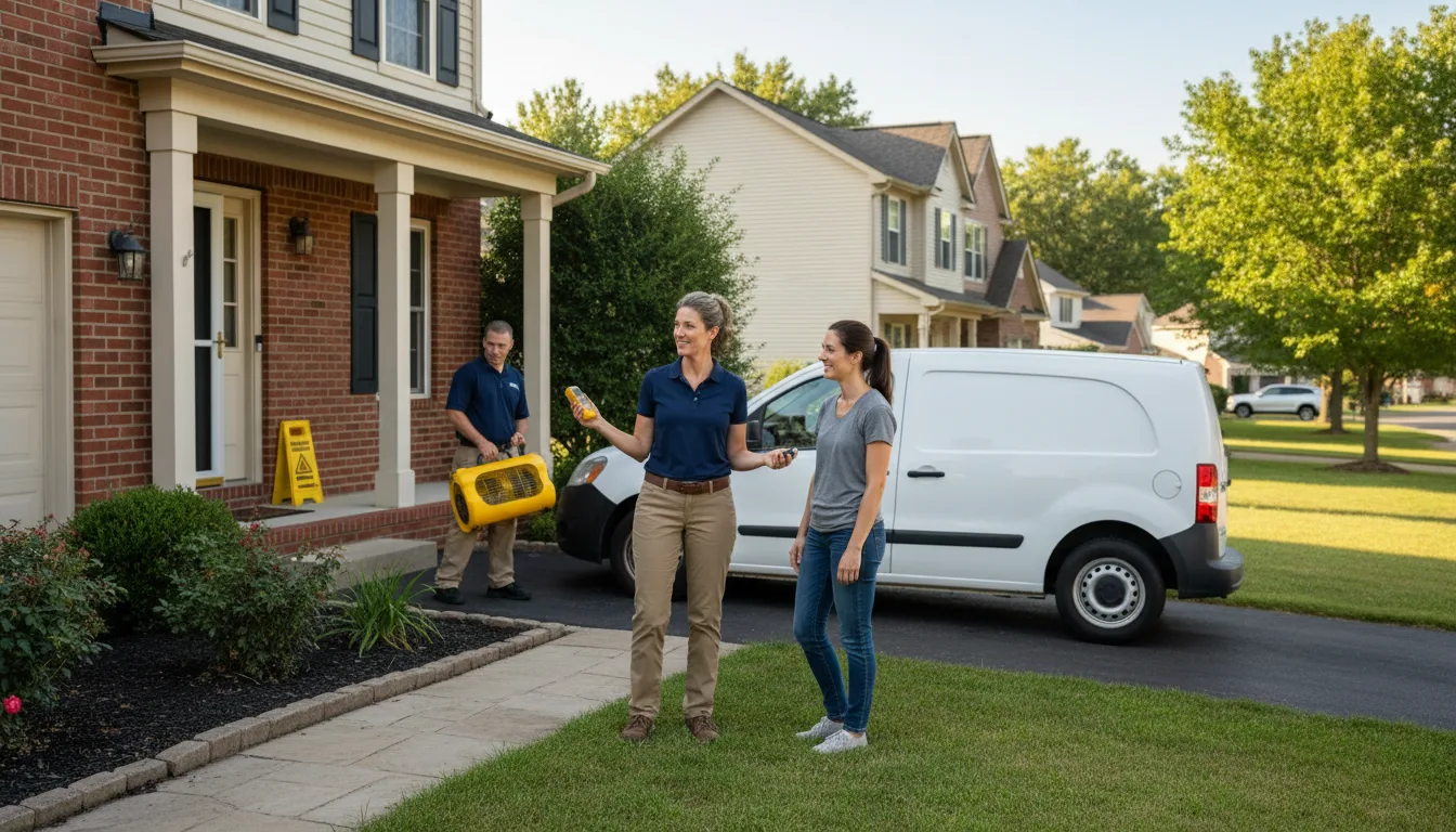 Water restoration image for Water Damage & Restoration Services in Williamson, GA